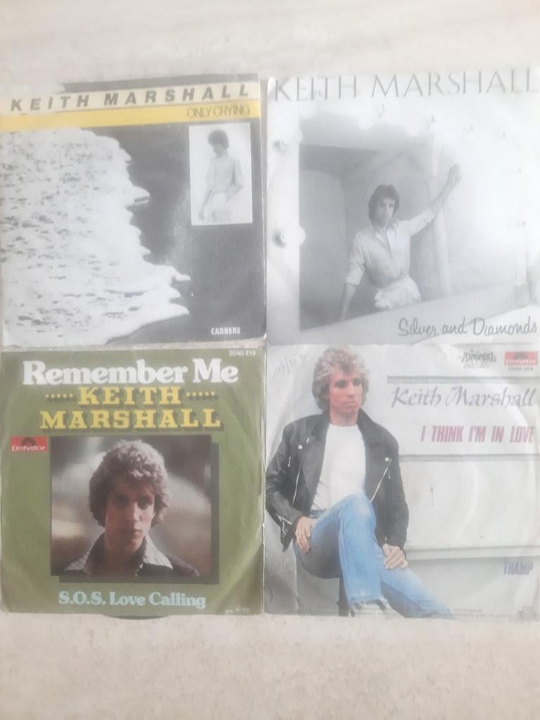 4x vinyl singels van Keith Marshall, Ophalen of Verzenden, Zo goed als nieuw, Overige formaten