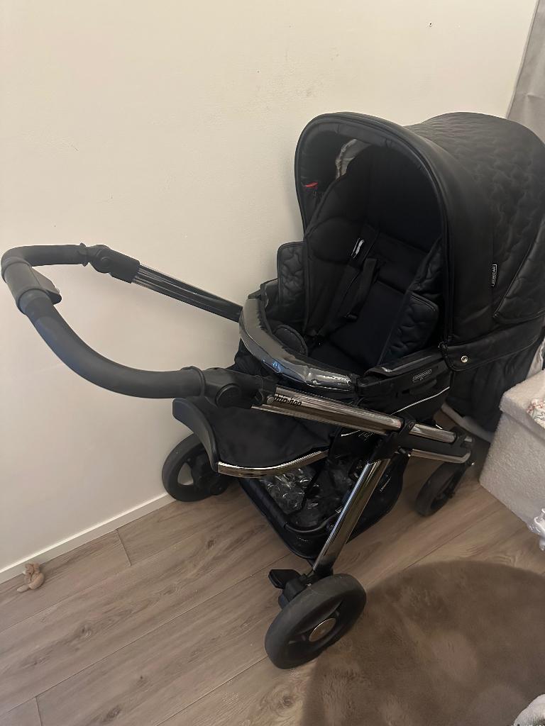 Kinderwagen, Kinderen en Baby's, Kinderwagens en Combinaties, Gebruikt, Met reiswieg, Ophalen, Kinderwagen