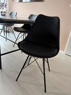 Complete eethoek: eettafel 200 cm met eetkamerstoelen, Ophalen, Zo goed als nieuw, 4 tot 6 stoelen