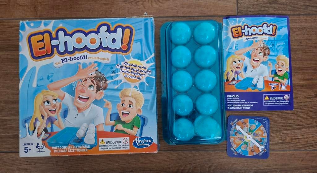Ei-hoofd roulettespel compleet, Ophalen of Verzenden, Zo goed als nieuw