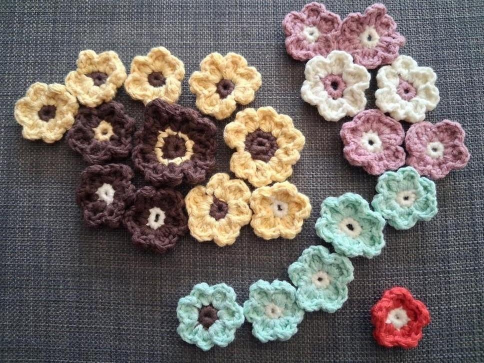 Handgemaakte gehaakte bloemen, Ophalen of Verzenden, Nieuw