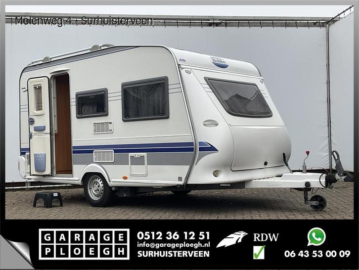 Hobby 30S Satelliet Mover Dwarsbed Kachel Fietsenrek 3-pit k, Caravans en Kamperen, Caravans, Bedrijf, 750 - 1000 kg, Hobby, Mover