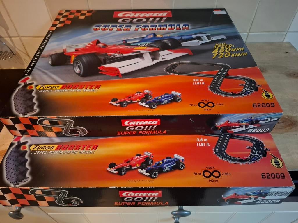 Carrera GO super formula racebaan 2X  62009, Ophalen of Verzenden, Zo goed als nieuw, Elektrisch, Carrera