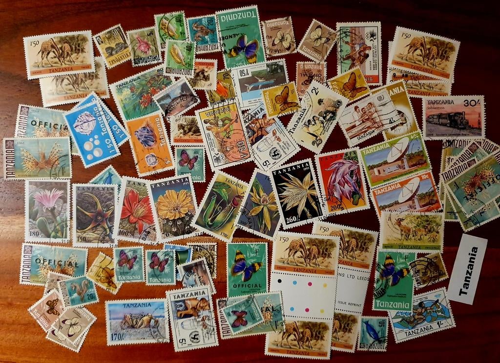 postzegels Tanzania, Postzegels en Munten, Ophalen of Verzenden, Buitenland
