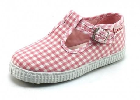 Cienta schoenen roze ruitje nieuw maat 22, Ophalen of Verzenden