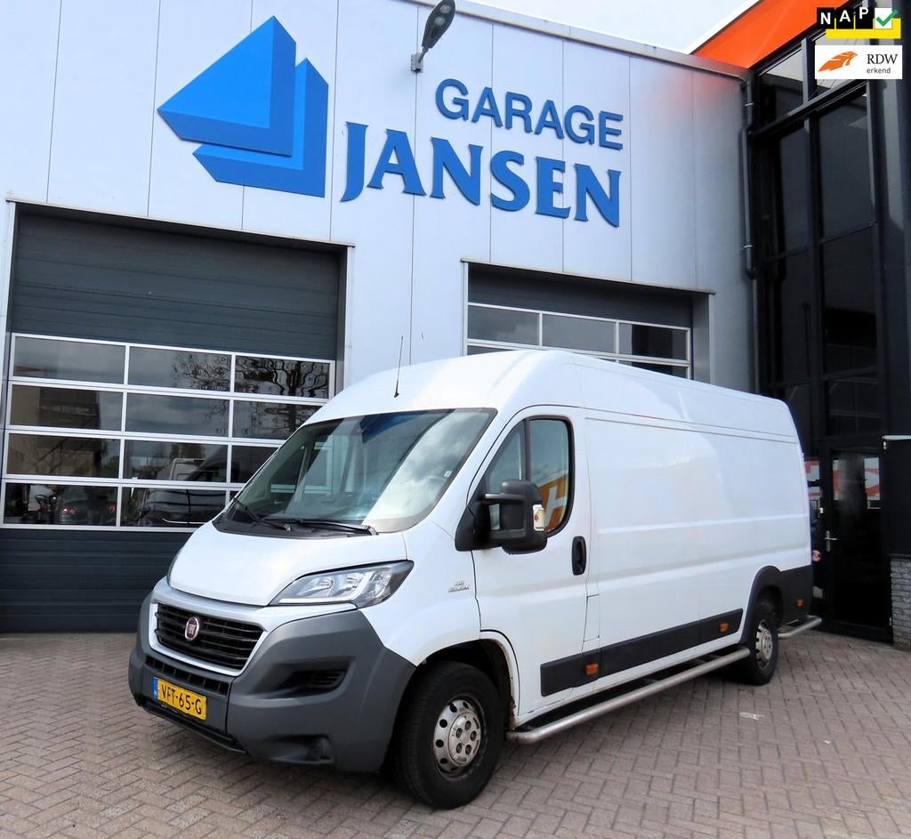 Fiat Ducato 33 2.3 MultiJet L3H2, Auto's, Bestelauto's, Voorwielaandrijving, Stof, Gebruikt, Wit