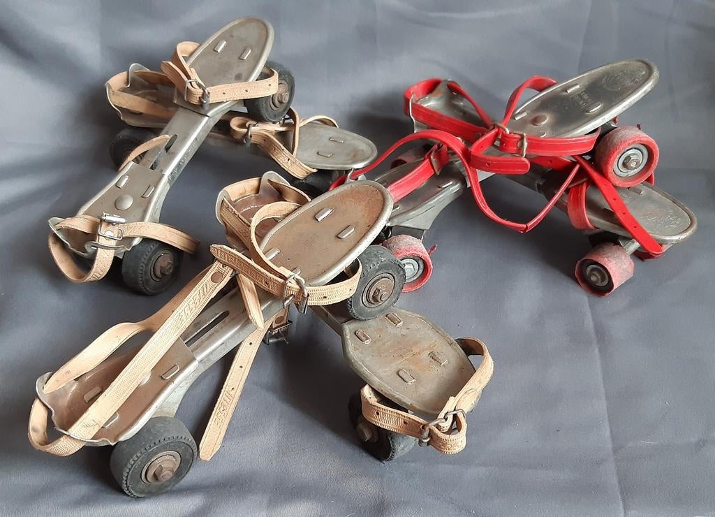 3 sets vintage rolschaatsen, Ophalen of Verzenden