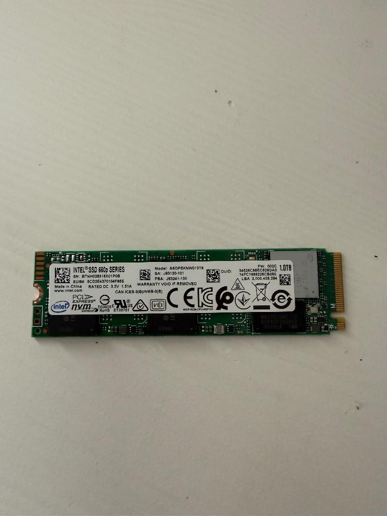 Intel 660 P  M.2 NVMe ( 1 TB ), Computers en Software, Harde schijven, Intel SSD, Intern, SSD, Ophalen of Verzenden