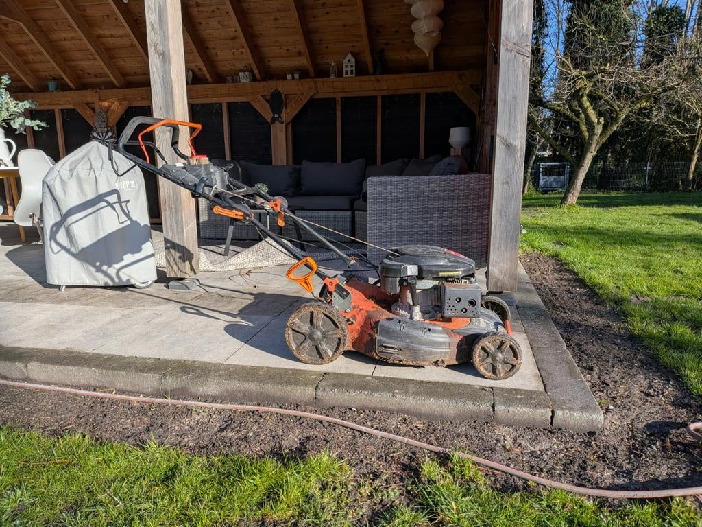 Benzine grasmaaier 53 cm – loopt, maar onderhoud nodig, Eén persoon, Overige typen