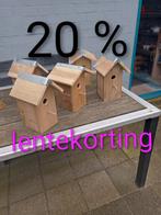 Houten vogelhuisjes 🐦‍⬛, Ophalen of Verzenden