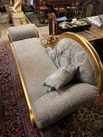 Barok bankstel lichtgrijs met goud, Ophalen