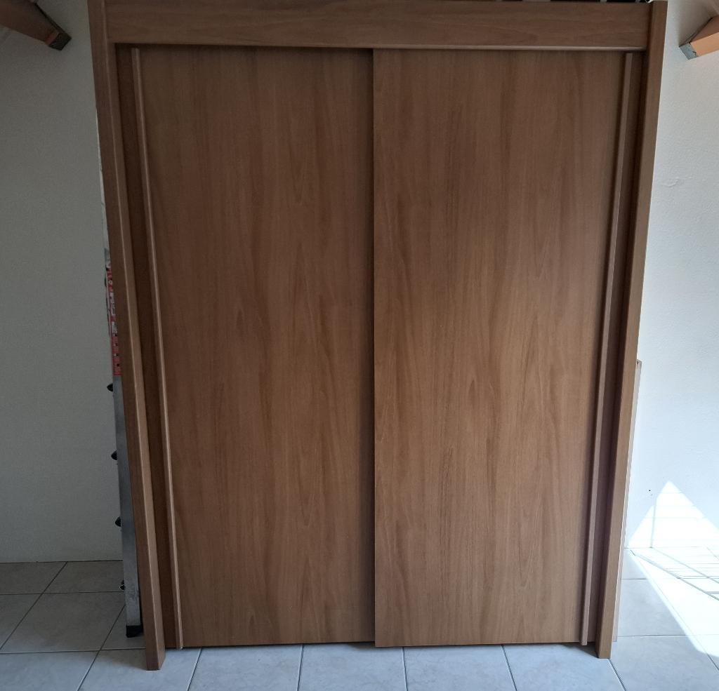 kledingkast, Huis en Inrichting, Kasten | Kledingkasten, Ophalen, Gebruikt, Met plank(en), 150 tot 200 cm