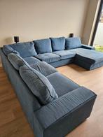 Bank met chaise longue, Ophalen, Gebruikt, Stof