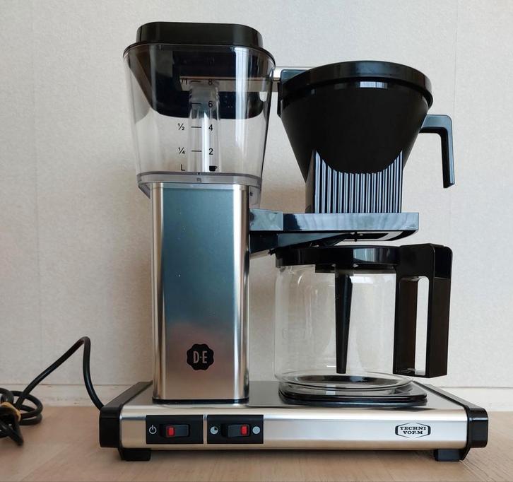 Douwe Egberts koffiezetapparaat Moccamaster zilverkleur zgan, Huis en Inrichting, Keuken | Keukenbenodigdheden, Zo goed als nieuw