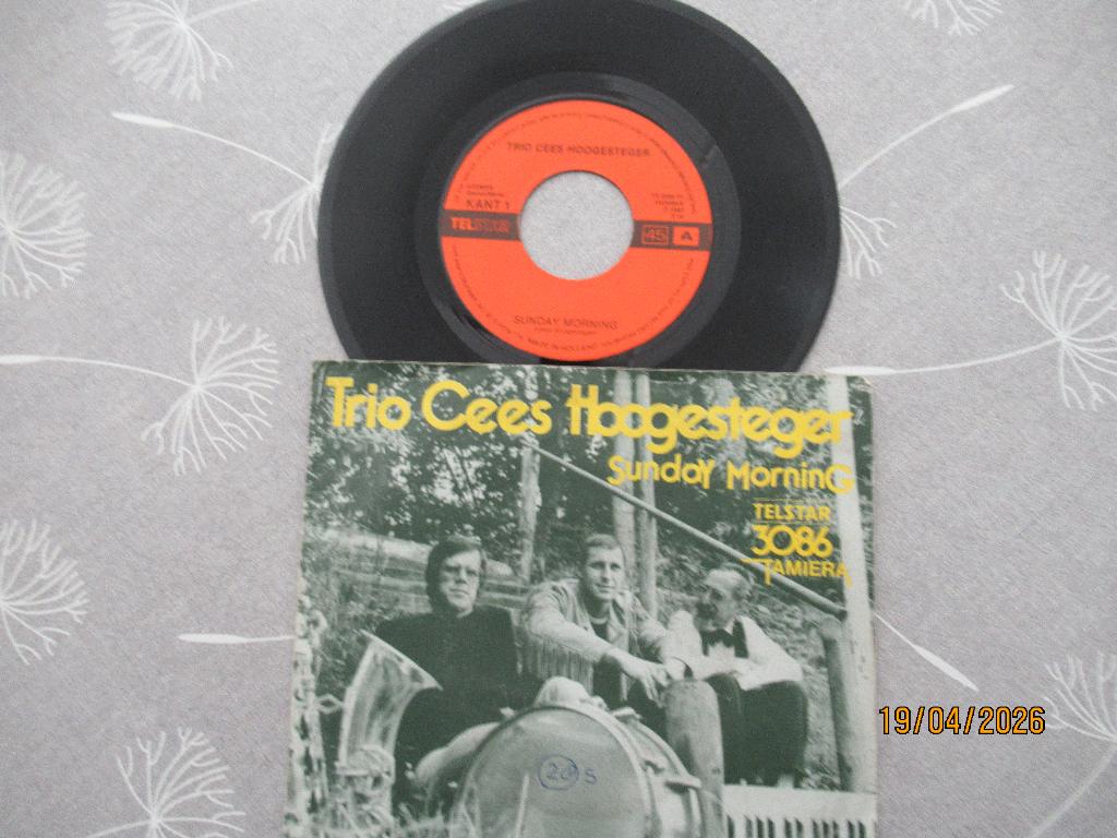 Trio Cees Hoogesteger    Sunday Morning, Cd's en Dvd's, Vinyl Singles, Ophalen of Verzenden, Gebruikt, Nederlandstalig, Single