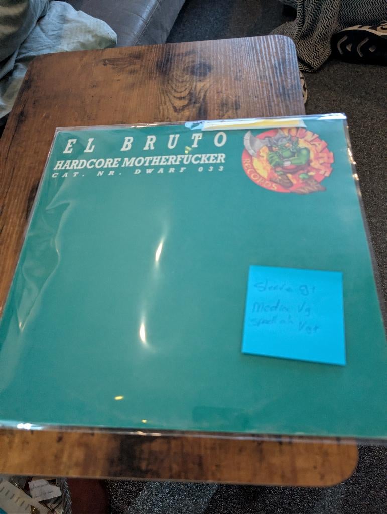 El Bruto – Hardcore Motherfucker, Cd's en Dvd's, Vinyl | Dance en House, Ophalen of Verzenden, Gebruikt, 12 inch, Techno of Trance