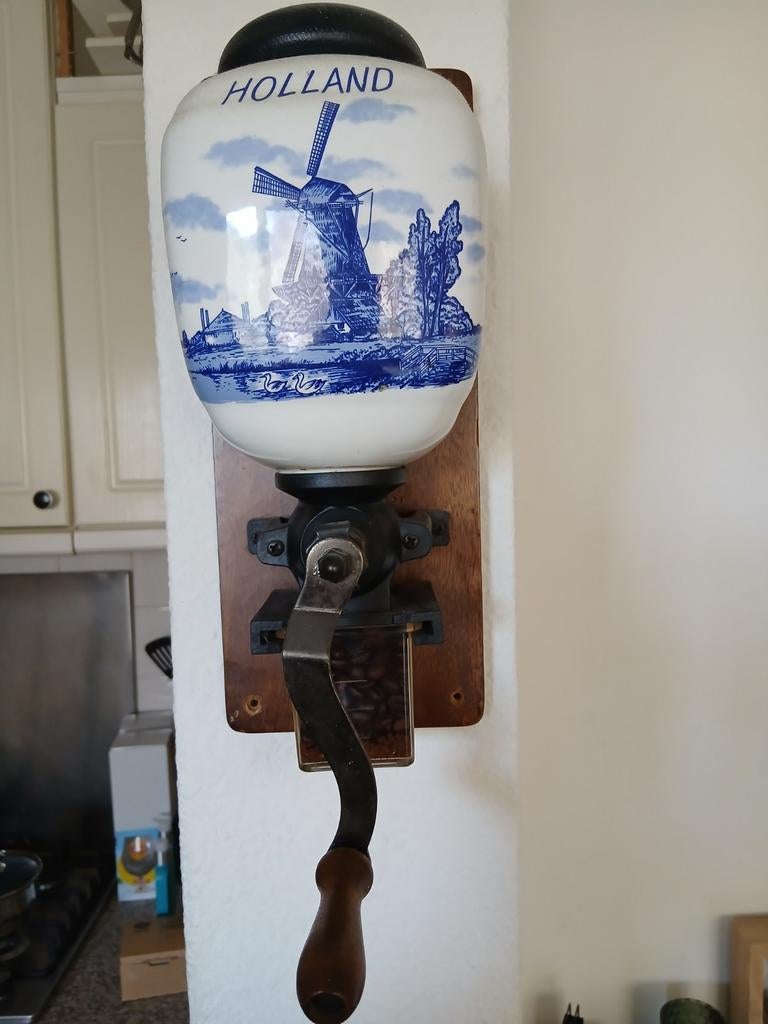 Wandkoffiemolen Holland, Ophalen of Verzenden