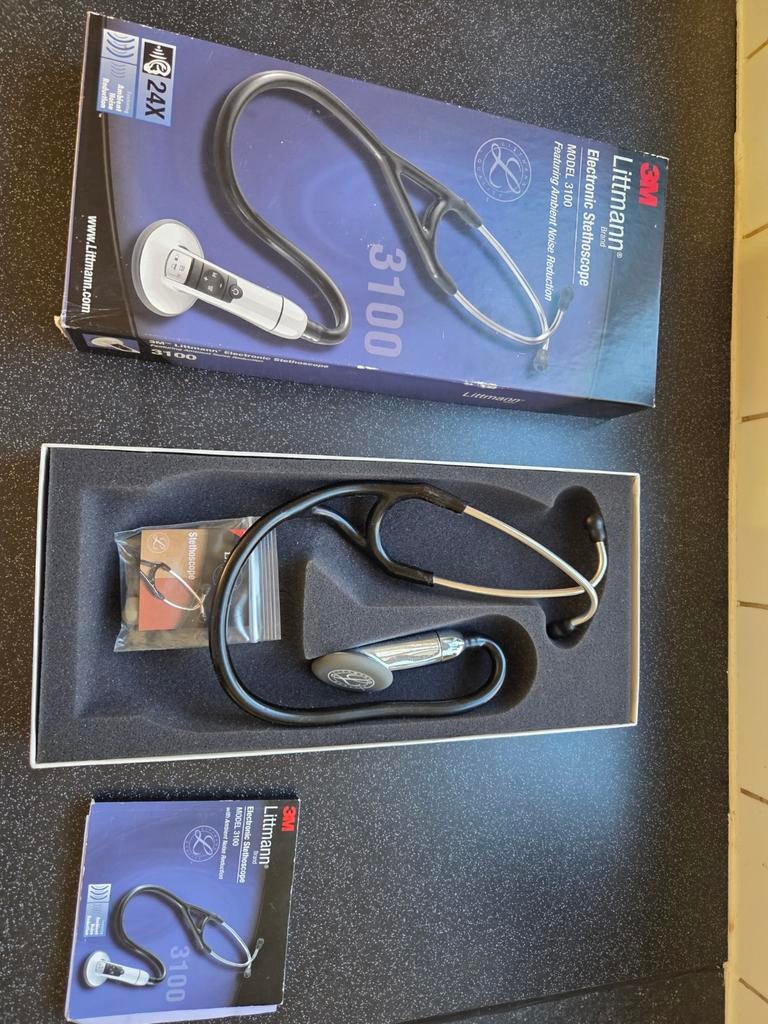Elektronische stethoscope Littmann 3100 te koop, Ophalen of Verzenden
