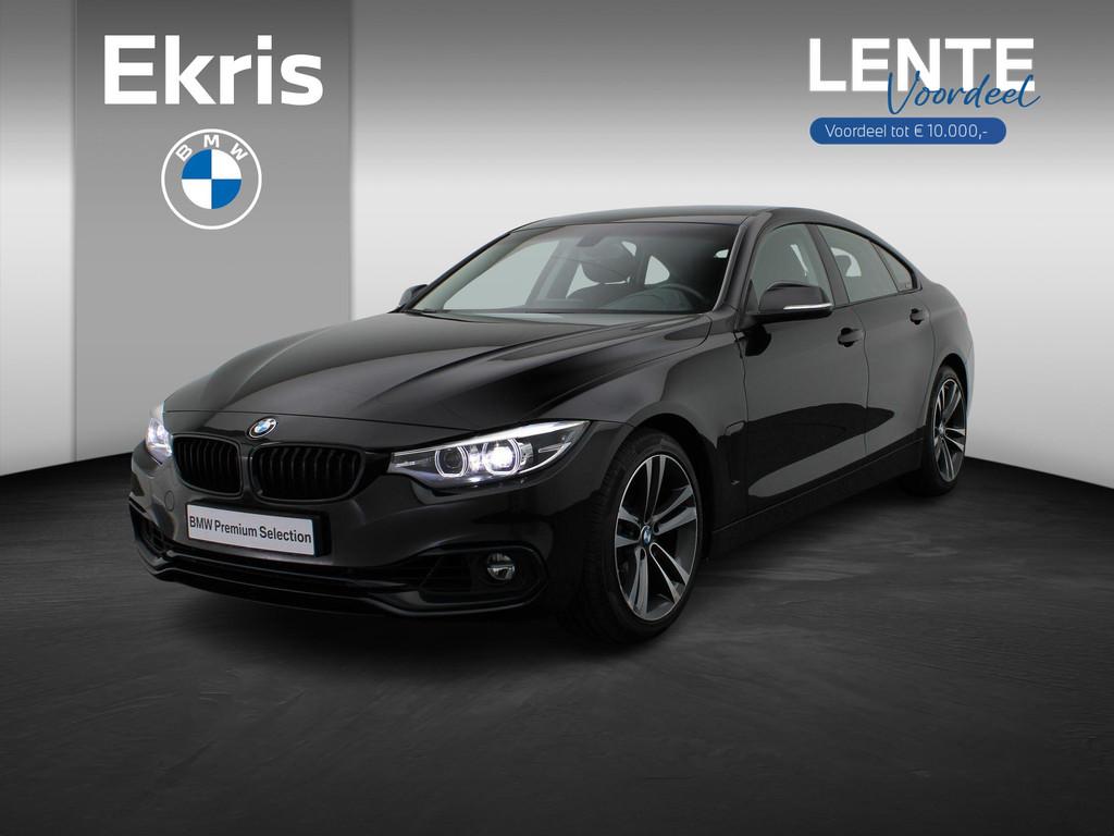 BMW 4 Serie Gran Coupé 418i Sportline | Achteruitrijcamera, Auto's, Automaat, Gebruikt, Euro 6, Met garantie (alle)