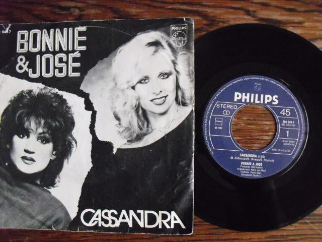 Bonnie & Jose - Ik Blijf Wachten - vinyl single, Cd's en Dvd's, Gebruikt, 7 inch, Single, Ophalen of Verzenden