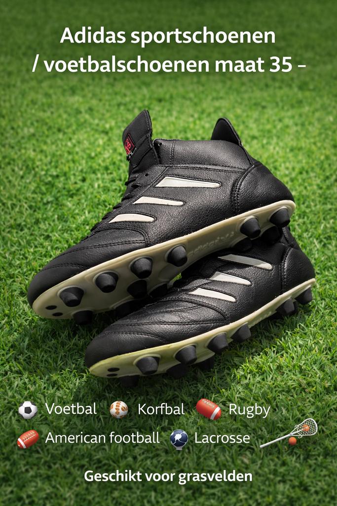 Titel: Nieuwe Adidas voetbalschoenen us 4 maat 35, Sport en Fitness, Ophalen of Verzenden, Zo goed als nieuw, Schoenen