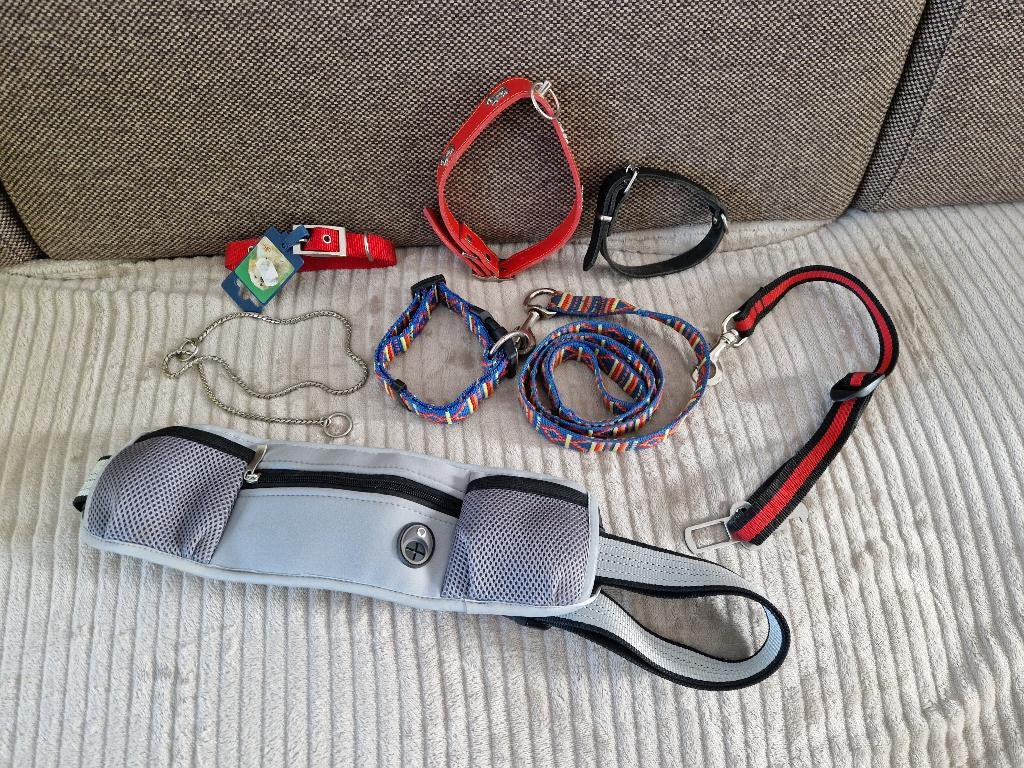 Nieuwe honden benodigdheden (Hansbanden, riem, autogordel en, Ophalen of Verzenden, Nieuw