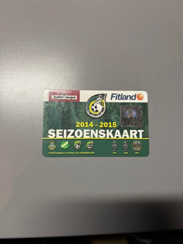 Seizoenkaart Fortuna Sittard 14/15, Verzamelen, Sportartikelen en Voetbal, Ophalen of Verzenden