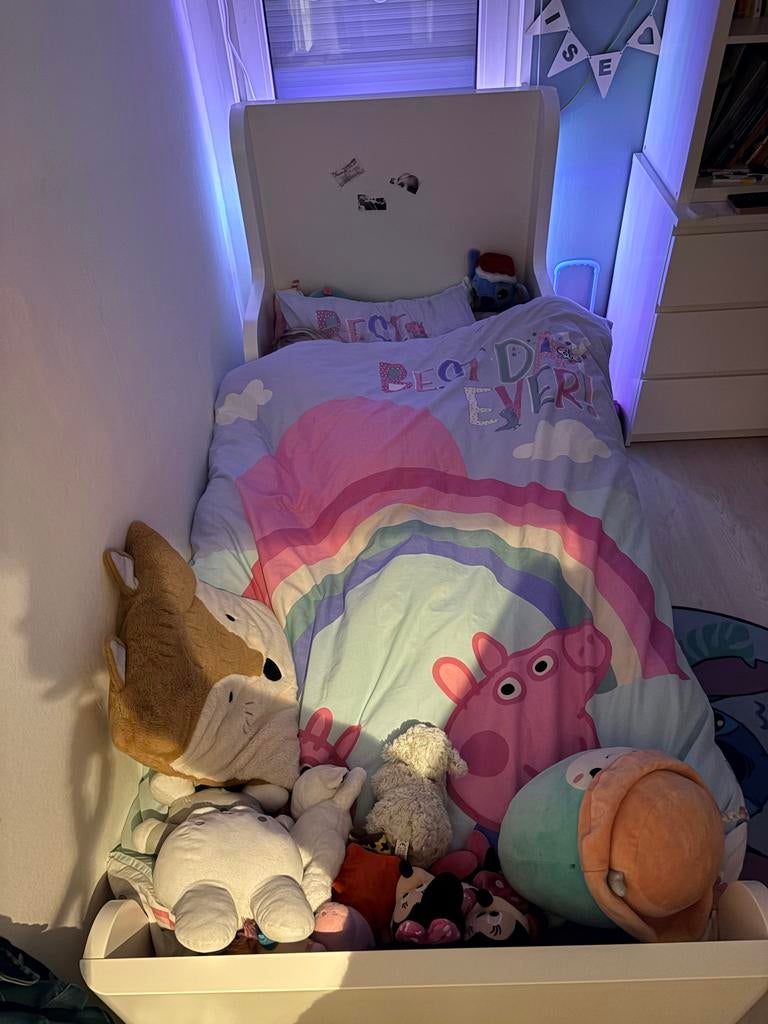 Ikea Sundvik bed te koop, Ophalen, 85 tot 100 cm, Gebruikt, Lattenbodem