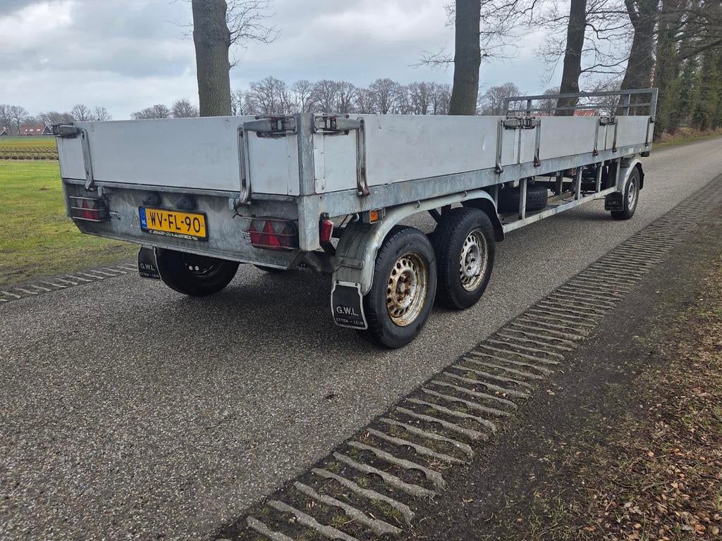 Schamelwagen 3 assig 3500 kg 6 meter bj 2006, Auto diversen, Aanhangers en Bagagewagens, Ophalen, Gebruikt