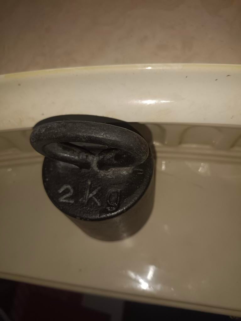 Calibratie gewicht 2 kg, Ophalen of Verzenden, Gebruikt, Overige typen, Minder dan 50 kg