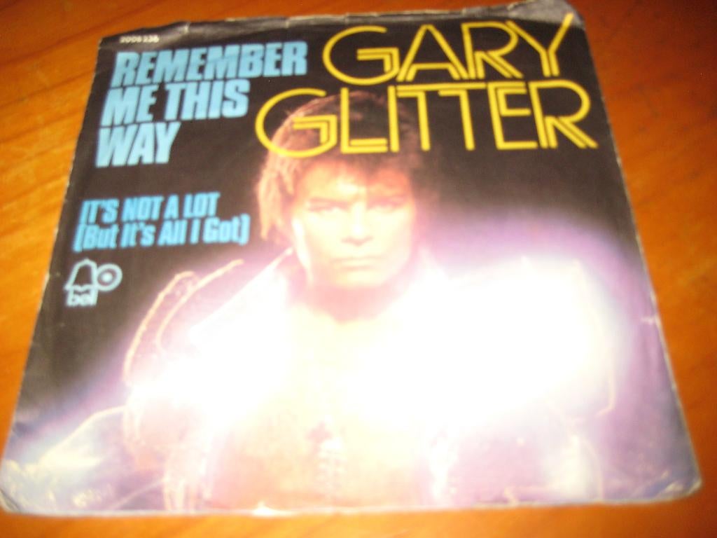 Gary Glitter: Remember me this way, Ophalen of Verzenden, Zo goed als nieuw, Pop, Single