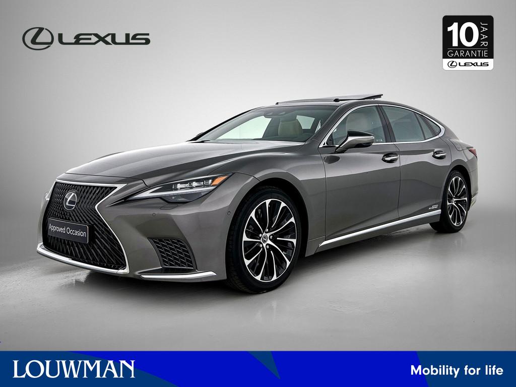 Lexus LS 500h AWD President Line | Luchtvering met Access-Mo, Auto's, Lexus, Bedrijf, Te koop, LS(-H), 360° camera, 4x4, ABS, Adaptive Cruise Control