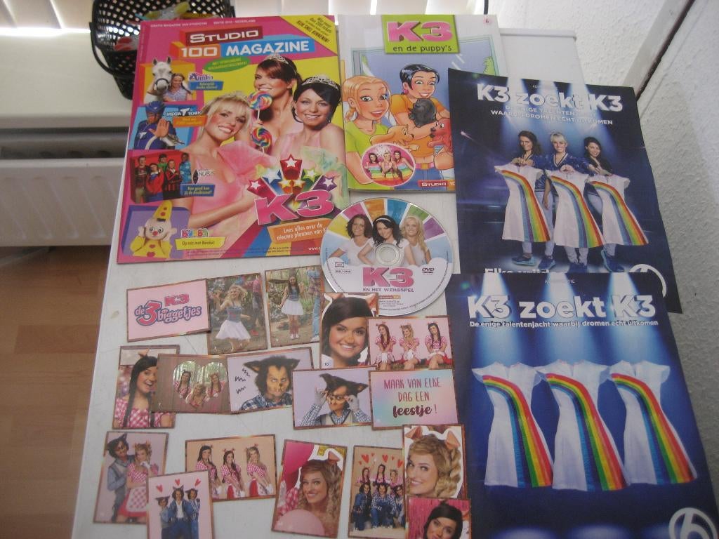 k3 boekjes stickers etc, Ophalen of Verzenden, Gebruikt, Overige typen