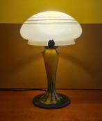 Vintage, design tafellamp. Franse Art Nouveau lamp, Ophalen