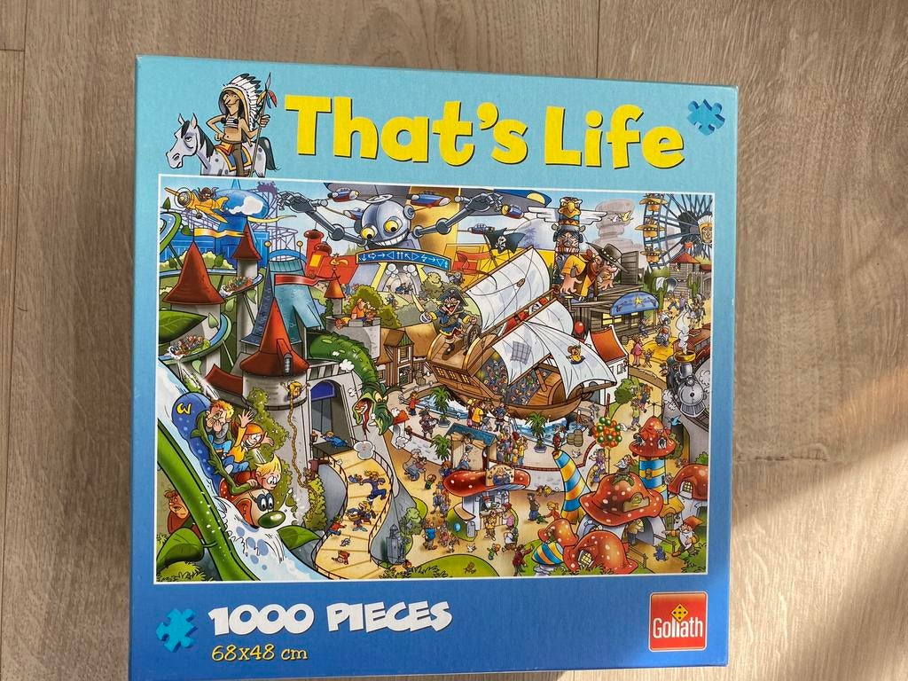 Puzzel 1000 stuks, Ophalen of Verzenden, 500 t/m 1500 stukjes, Zo goed als nieuw