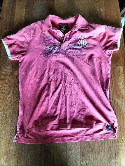 Prachtige staat: PALL MALL herenpolo maat "LARGE" !, Kleding | Heren, Polo's, Zo goed als nieuw, Maat 52/54 (L), Roze, Verzenden