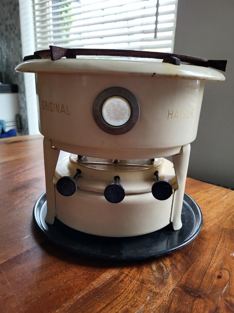 Vintage Original Haller 3 pits petroleumstel, Ophalen of Verzenden
