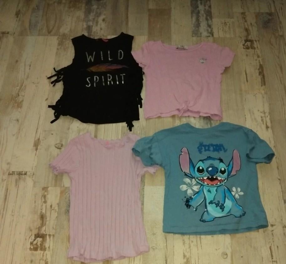 Tshirt pakket 122, Kinderen en Baby's, Kinderkleding | Maat 122, Ophalen of Verzenden, Gebruikt, Meisje, Shirt of Longsleeve