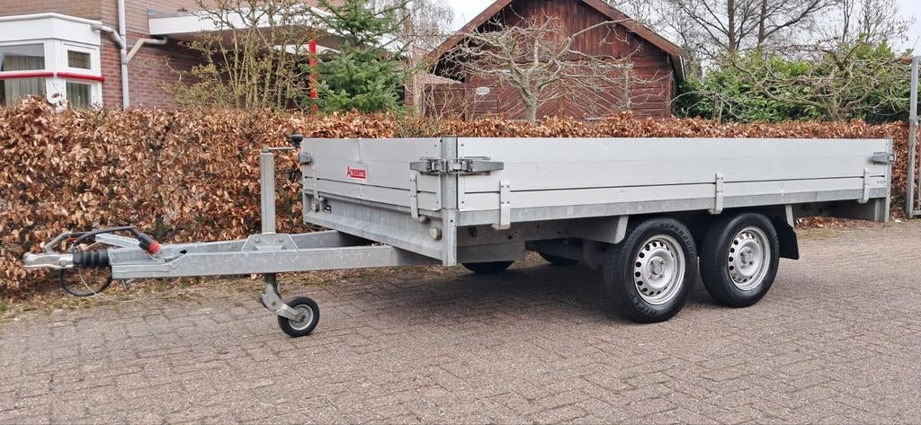 Anssems PSX plateauwagen 178x325cm bruto 2000kg MARGE, Ophalen, Gebruikt