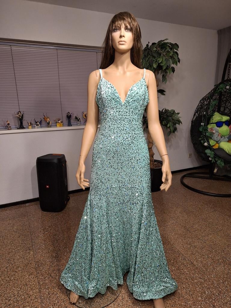 Elegante Galajurk met Pailletten - Maat XL, Kleding | Dames, Gelegenheidskleding, Galajurk, Maat 46/48 (XL) of groter, Ophalen of Verzenden