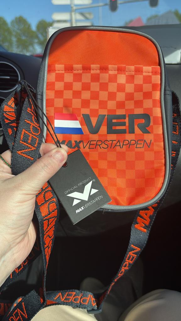 Max Verstappen schoudertasje - Oranje - Nieuw, Ophalen of Verzenden, Nieuw, Oranje, Overige merken