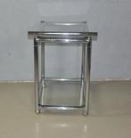 Vintage RVS Serveerwagen, Ophalen, Gebruikt