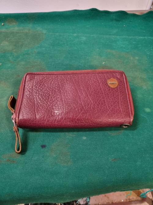 portemonnee berba vintage bordeau leer, Sieraden, Tassen en Uiterlijk, Portemonnees, Ophalen of Verzenden, 'T Olde Gre-j, Info@toldegrej.nl