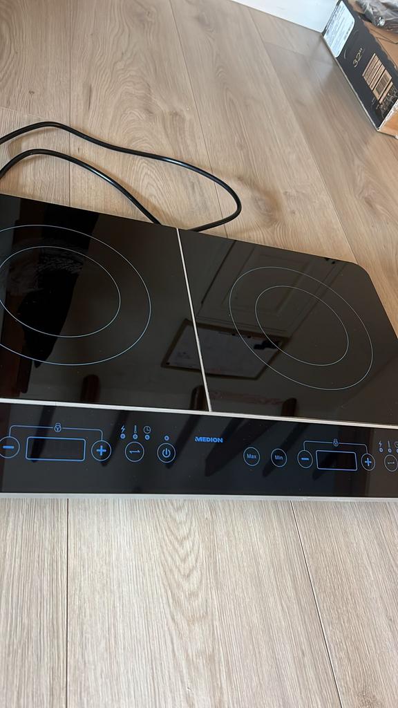 Medion Inductie Kookplaat 2 pits – Zo goed als nieuw, Ophalen, 3 kookzones of minder, Zo goed als nieuw, Inductie