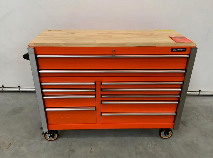 Daewoo DAMW387 Gereedschapswagen met uitgebreide set, Doe-het-zelf en Verbouw, Gereedschapskisten, Ophalen of Verzenden