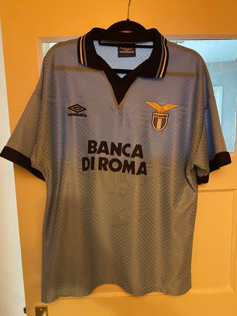 Voetbalshirt Lazio Roma Maat L, Verzenden, Gebruikt, Buitenlandse clubs, Shirt