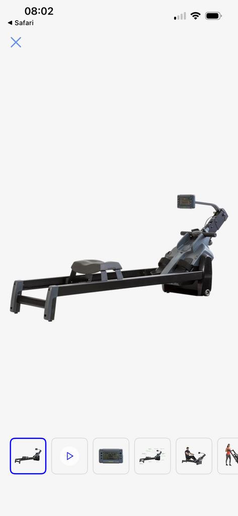 Tunturi Roeiapparaat - Zeer Degelijk en opklapbaar, Ophalen, Gebruikt, Armen, Metaal