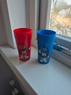 2 nieuwe plastic m&m bekers, Ophalen of Verzenden, Nieuw, Gebruiksvoorwerp