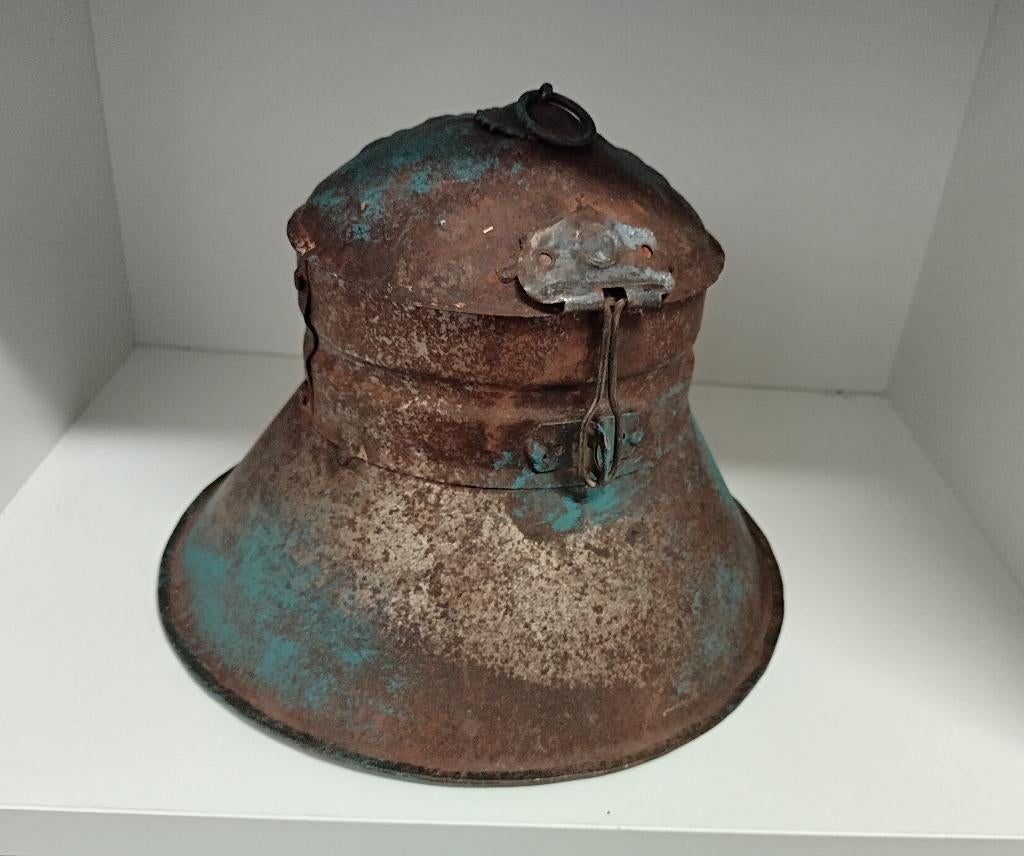 Kistje van oud metaal - India, Antiek en Kunst, Ophalen of Verzenden