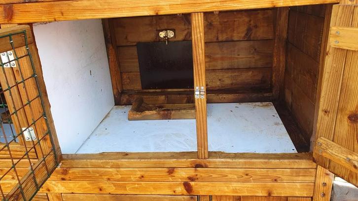 Konijnenflat, Dieren en Toebehoren, Knaagdieren en Konijnen | Hokken en Kooien, Gebruikt, Hok, 90 cm of meer, 110 cm of meer, Konijn